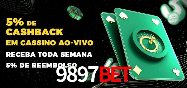 Promoções do cassino ao Vivo 9897bet